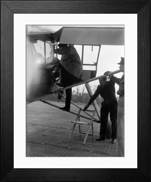 Framed Print : British Prime Minister Winston Churchill pictured on his visit to Normandy in Northern Framed Print : British Prime Minister Winston Churchill pictured on his visit to Normandy in Northern