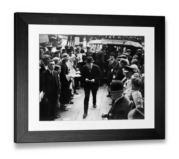 Framed Print : Winston Churchill circa 1920. No caption or date Framed Print : Winston Churchill circa 1920. No caption or date