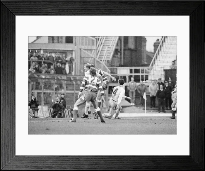Framed Print : Coventry City 5-0 Sheffield Wednesday, League match at Highfield Road Framed Print : Coventry City 5-0 Sheffield Wednesday, League match at Highfield Road