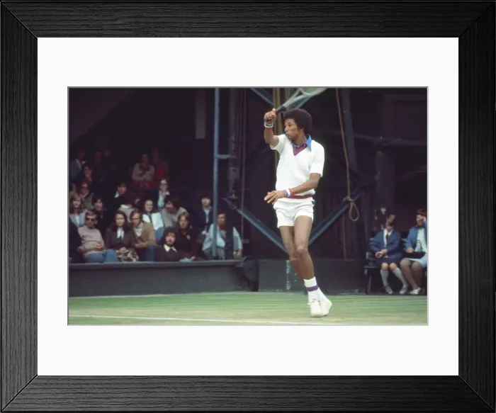 Framed Print : Arthur Robert Ashe, Jr. (July 10, 1943 - February 6, 1993) was an American World No