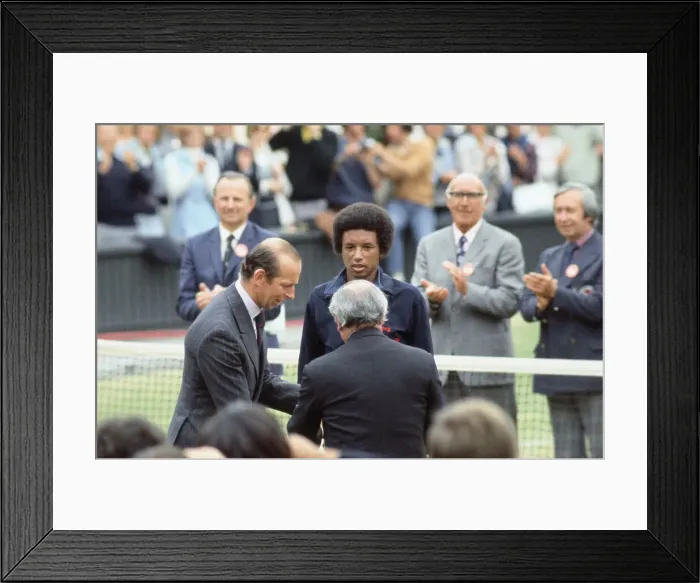 Framed Print : Arthur Robert Ashe, Jr. (July 10, 1943 - February 6, 1993) was an American World No Framed Print : Arthur Robert Ashe, Jr. (July 10, 1943 - February 6, 1993) was an American World No