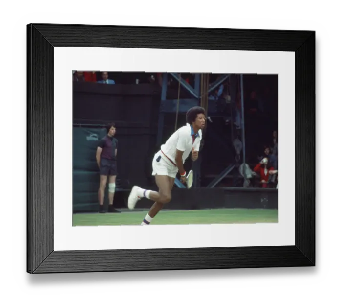 Framed Print : Arthur Robert Ashe, Jr. (July 10, 1943 - February 6, 1993) was an American World No Framed Print : Arthur Robert Ashe, Jr. (July 10, 1943 - February 6, 1993) was an American World No