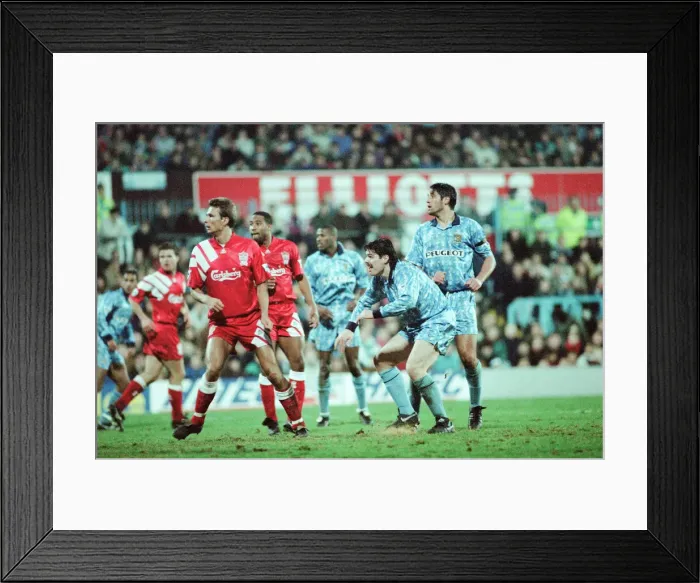 Framed Print : Coventry 5-1 Liverpool, Premier league match at Highfield Road Framed Print : Coventry 5-1 Liverpool, Premier league match at Highfield Road