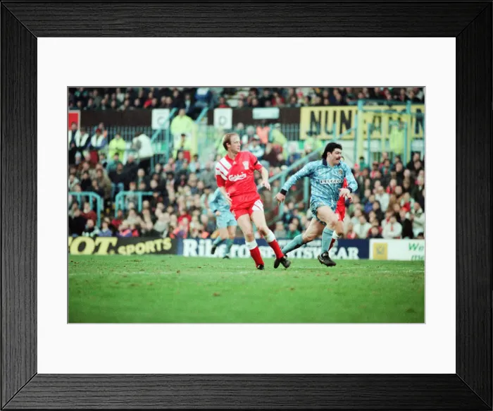 Framed Print : Coventry 5-1 Liverpool, Premier league match at Highfield Road