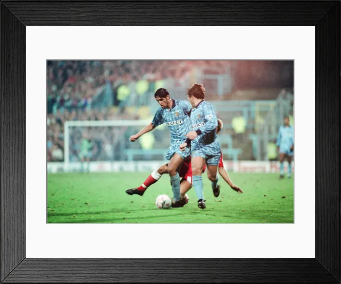 Framed Print : Coventry 5-1 Liverpool, Premier league match at Highfield Road Framed Print : Coventry 5-1 Liverpool, Premier league match at Highfield Road