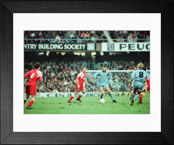 Framed Print : Coventry 5-1 Liverpool, Premier league match at Highfield Road
