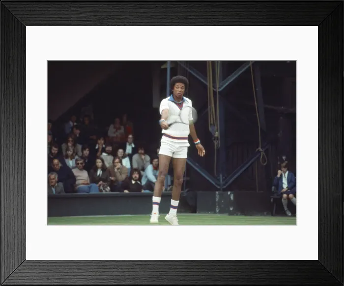 Framed Print : Arthur Robert Ashe, Jr. (July 10, 1943 - February 6, 1993) was an American World No Framed Print : Arthur Robert Ashe, Jr. (July 10, 1943 - February 6, 1993) was an American World No