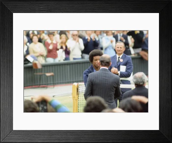 Framed Print : Arthur Robert Ashe, Jr. (July 10, 1943 - February 6, 1993) was an American World No Framed Print : Arthur Robert Ashe, Jr. (July 10, 1943 - February 6, 1993) was an American World No