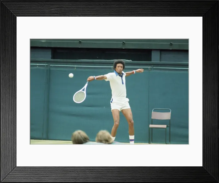Framed Print : Arthur Robert Ashe, Jr. (July 10, 1943 - February 6, 1993) was an American World No Framed Print : Arthur Robert Ashe, Jr. (July 10, 1943 - February 6, 1993) was an American World No