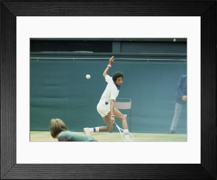 Framed Print : Arthur Robert Ashe, Jr. (July 10, 1943 - February 6, 1993) was an American World No Framed Print : Arthur Robert Ashe, Jr. (July 10, 1943 - February 6, 1993) was an American World No
