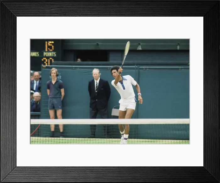 Framed Print : Arthur Robert Ashe, Jr. (July 10, 1943 - February 6, 1993) was an American World No Framed Print : Arthur Robert Ashe, Jr. (July 10, 1943 - February 6, 1993) was an American World No