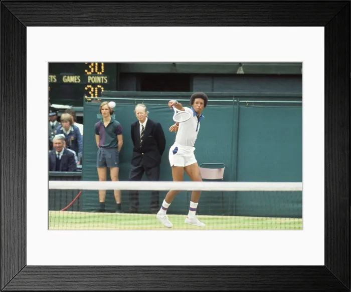 Framed Print : Arthur Robert Ashe, Jr. (July 10, 1943 - February 6, 1993) was an American World No Framed Print : Arthur Robert Ashe, Jr. (July 10, 1943 - February 6, 1993) was an American World No