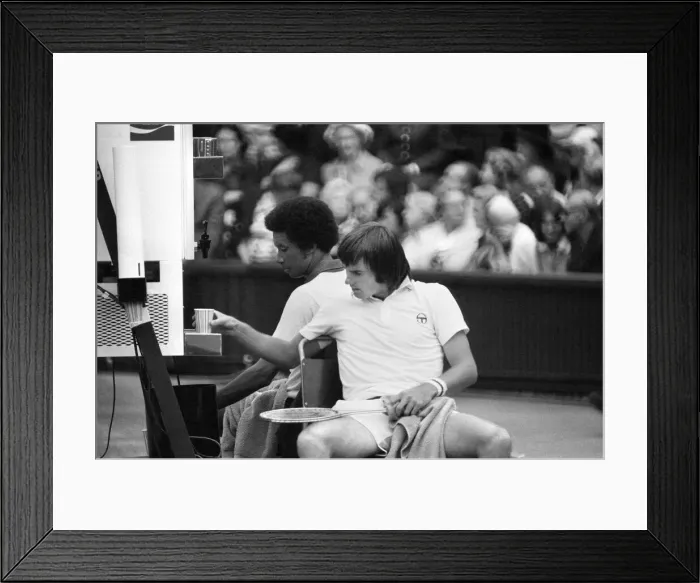 Framed Print : Arthur Robert Ashe, Jr. (July 10, 1943 - February 6, 1993) was an American World No Framed Print : Arthur Robert Ashe, Jr. (July 10, 1943 - February 6, 1993) was an American World No