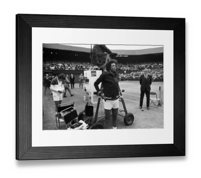 Framed Print : Arthur Robert Ashe, Jr. (July 10, 1943 - February 6, 1993) was an American World No Framed Print : Arthur Robert Ashe, Jr. (July 10, 1943 - February 6, 1993) was an American World No