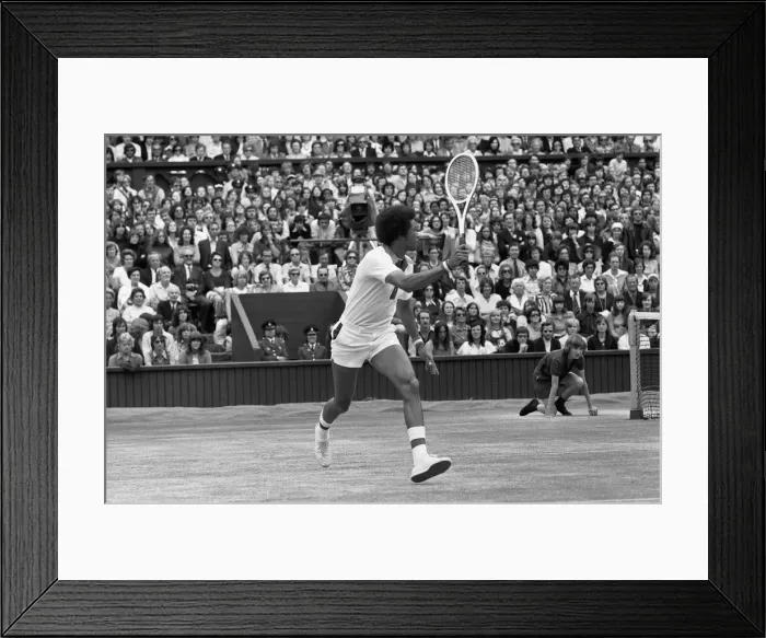 Framed Print : Arthur Robert Ashe, Jr. (July 10, 1943 - February 6, 1993) was an American World No Framed Print : Arthur Robert Ashe, Jr. (July 10, 1943 - February 6, 1993) was an American World No