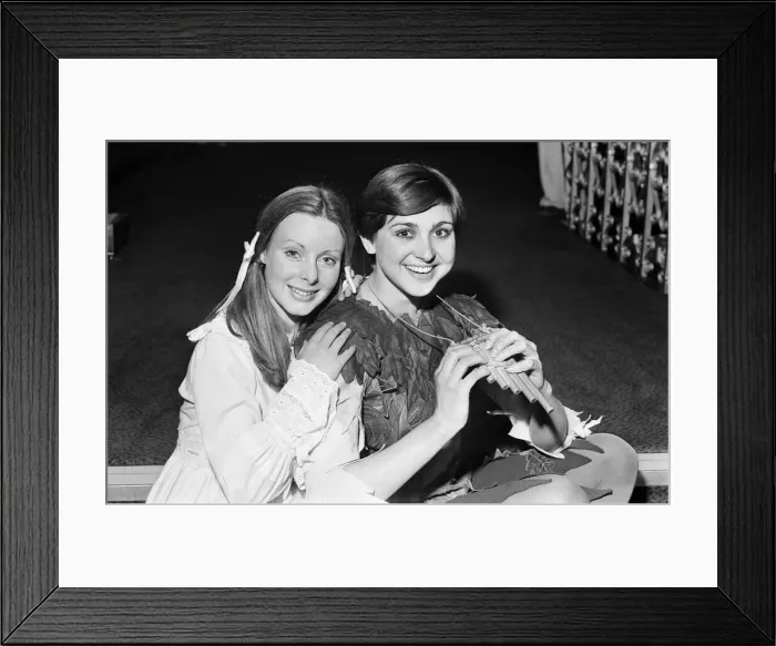 Framed Print : Peter Pan, Pantomime, Photo-call, Hippodrome Theatre, Birmingham, 19th December 1975 Framed Print : Peter Pan, Pantomime, Photo-call, Hippodrome Theatre, Birmingham, 19th December 1975