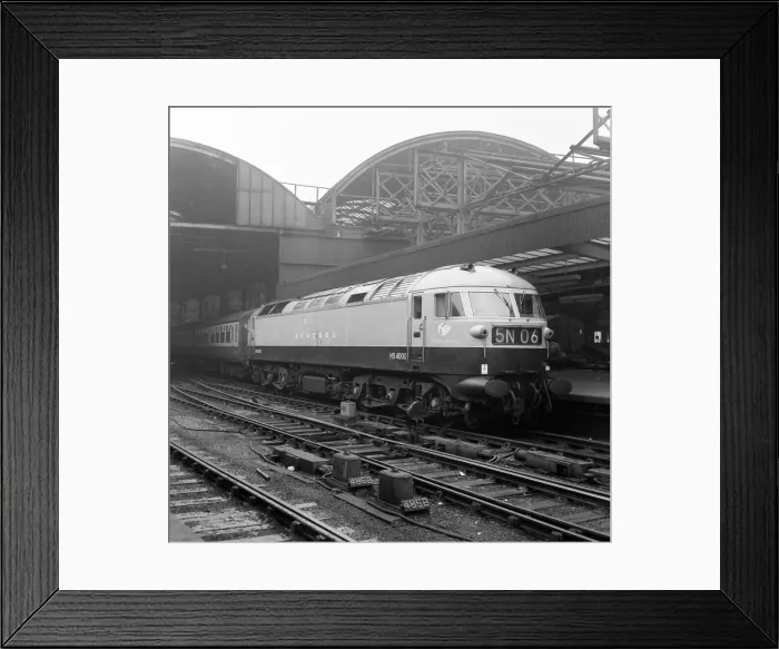 Framed Print : HS 4000 Kestrel diesel locomotive built by Hawker Siddleley