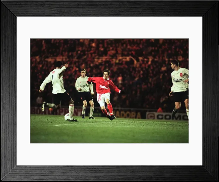 Framed Print : English League Cup Match Middlesbrough 2 -1 Liverpool held at Riverside Stadium Framed Print : English League Cup Match Middlesbrough 2 -1 Liverpool held at Riverside Stadium
