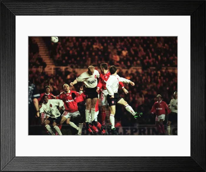 Framed Print : English League Cup Match Middlesbrough 2 -1 Liverpool held at Riverside Stadium Framed Print : English League Cup Match Middlesbrough 2 -1 Liverpool held at Riverside Stadium