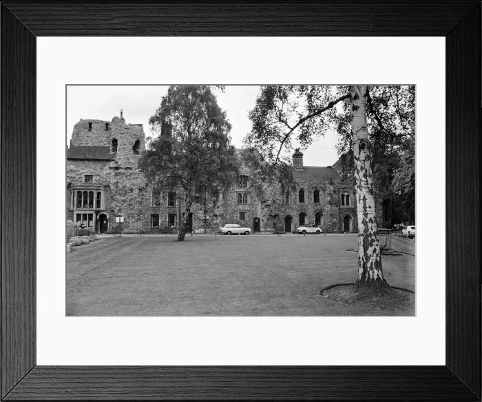 Framed Print : Bury St Edmunds Abbey in Suffolk. 16th August 1968 Framed Print : Bury St Edmunds Abbey in Suffolk. 16th August 1968
