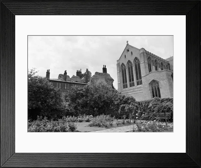 Framed Print : Bury St Edmunds Abbey in Suffolk. 16th August 1968 Framed Print : Bury St Edmunds Abbey in Suffolk. 16th August 1968