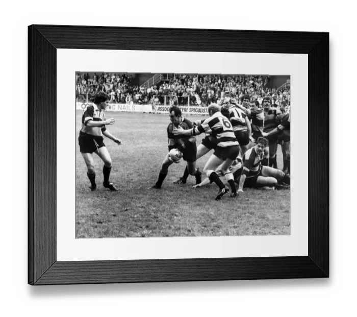 Framed Print : Roger Powell, Newport Rugby Football Club, 2nd October 1982