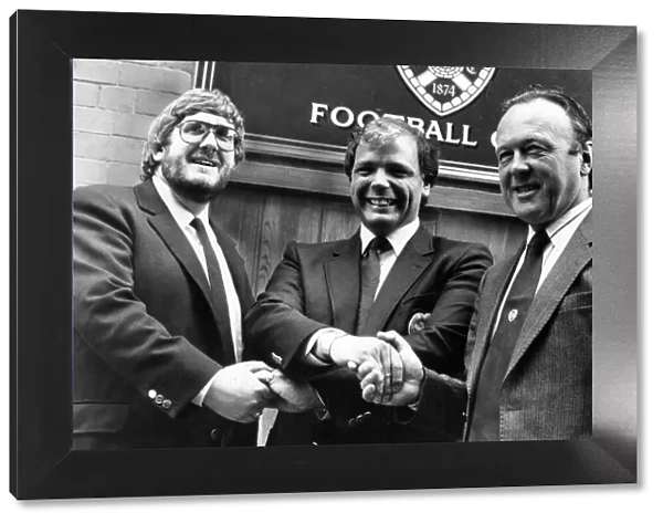 Douglas Park, left, Businessman and Hearts Football Club Director