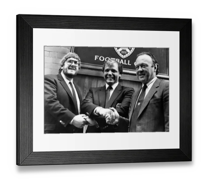 Framed Print : Douglas Park, left, Businessman and Hearts Football Club Director Framed Print : Douglas Park, left, Businessman and Hearts Football Club Director