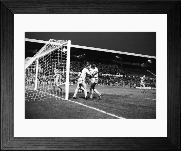 Framed Print : Coventry City 5-0 Sheffield Wednesday, League match at Highfield Road Framed Print : Coventry City 5-0 Sheffield Wednesday, League match at Highfield Road