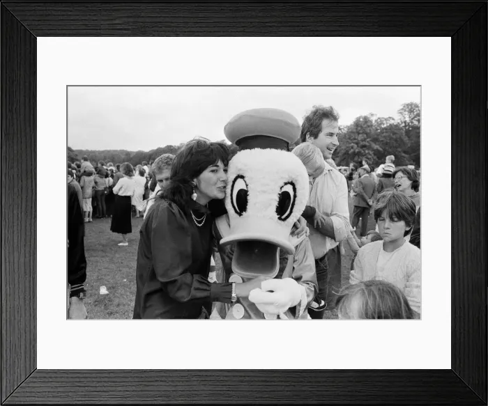 Framed Print : The Mirror organised a Disney day out for the kids at Lord and Lady Bath Framed Print : The Mirror organised a Disney day out for the kids at Lord and Lady Bath