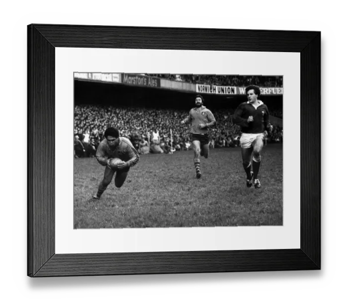 Framed Print : Australia 28-9 Wales, Australian 1984 rugby union tour of Britain and Ireland, Match 12