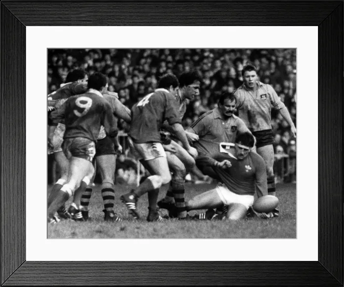 Framed Print : Australia 28-9 Wales, Australian 1984 rugby union tour of Britain and Ireland, Match 12 Framed Print : Australia 28-9 Wales, Australian 1984 rugby union tour of Britain and Ireland, Match 12