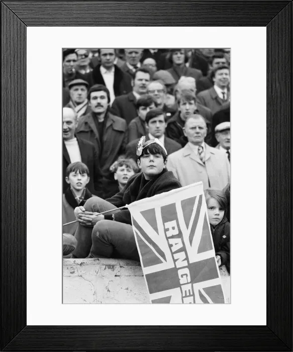 Framed Print : Rangers 1-0 Aberdeen, Scottish FA Cup match, Ibrox, Glasgow, Scotland, 6th March 1971 Framed Print : Rangers 1-0 Aberdeen, Scottish FA Cup match, Ibrox, Glasgow, Scotland, 6th March 1971