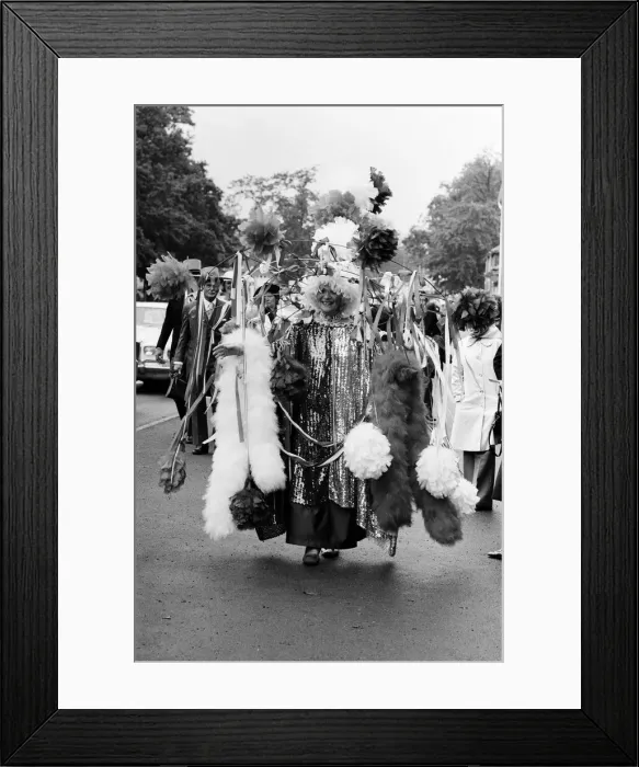 Framed Print : Gertrude Shilling wearing a red, white and blue Jubilee outfit at Royal Ascot Framed Print : Gertrude Shilling wearing a red, white and blue Jubilee outfit at Royal Ascot