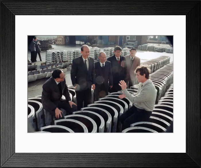 Framed Print : Neil Darley, Wilson Walton Managing Director at Stockton