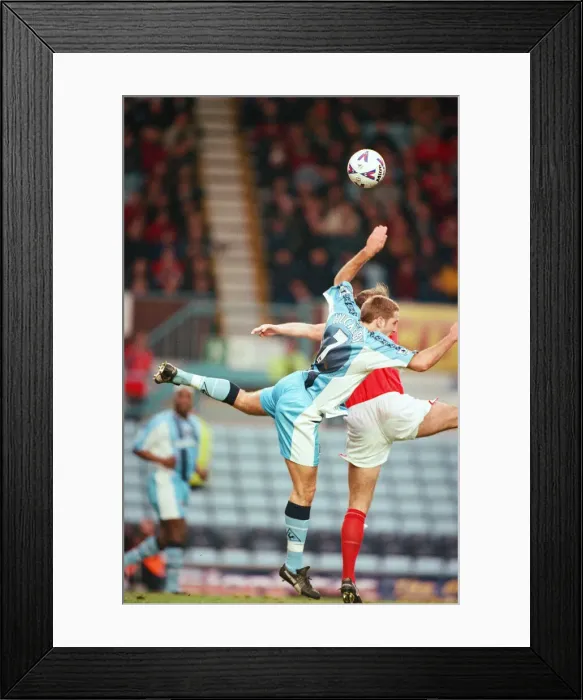 Framed Print : Coventry City v Nottingham Forest, final score Coventry City 4 - Nottingham Forest 0