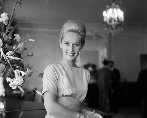 Tippi Hedren at Claridges Hotel. 23rd August 1963
