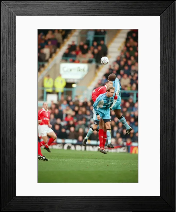 Framed Print : Coventry City v Nottingham Forest, final score Coventry City 4 - Nottingham Forest 0
