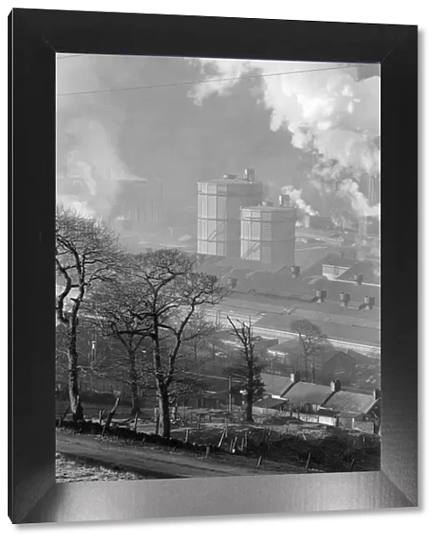 British Steelworks of Ebbw Vale, Wales, 11th March 1971. Face of Britain 1971 Feature