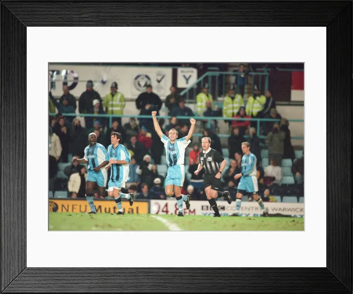 Framed Print : Coventry City v Nottingham Forest, final score Coventry City 4 - Nottingham Forest 0 Framed Print : Coventry City v Nottingham Forest, final score Coventry City 4 - Nottingham Forest 0