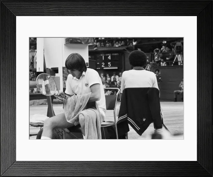 Framed Print : Arthur Robert Ashe, Jr. (July 10, 1943 - February 6, 1993) was an American World No Framed Print : Arthur Robert Ashe, Jr. (July 10, 1943 - February 6, 1993) was an American World No