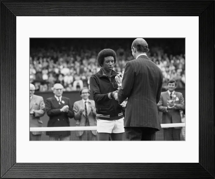 Framed Print : Arthur Robert Ashe, Jr. (July 10, 1943 - February 6, 1993) was an American World No Framed Print : Arthur Robert Ashe, Jr. (July 10, 1943 - February 6, 1993) was an American World No