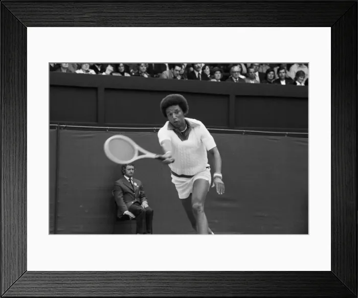 Framed Print : Arthur Robert Ashe, Jr. (July 10, 1943 - February 6, 1993) was an American World No