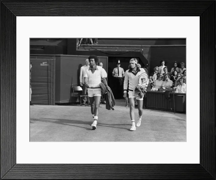 Framed Print : Arthur Robert Ashe, Jr. (July 10, 1943 - February 6, 1993) was an American World No Framed Print : Arthur Robert Ashe, Jr. (July 10, 1943 - February 6, 1993) was an American World No