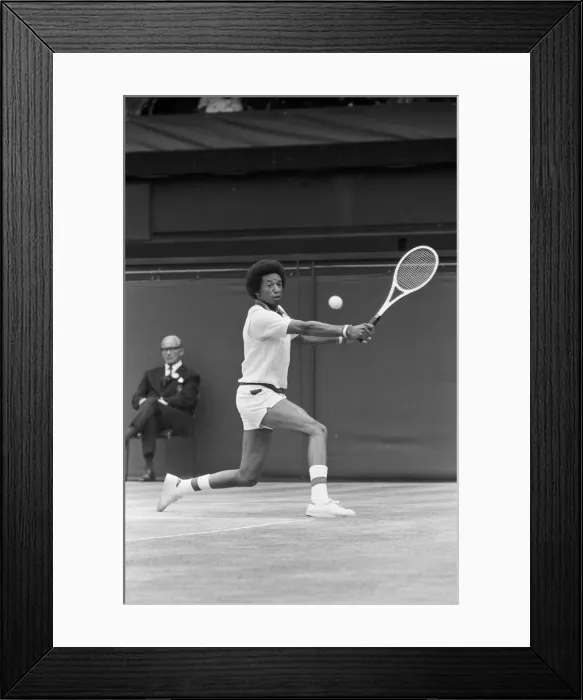 Framed Print : Arthur Robert Ashe, Jr. (July 10, 1943 - February 6, 1993) was an American World No Framed Print : Arthur Robert Ashe, Jr. (July 10, 1943 - February 6, 1993) was an American World No