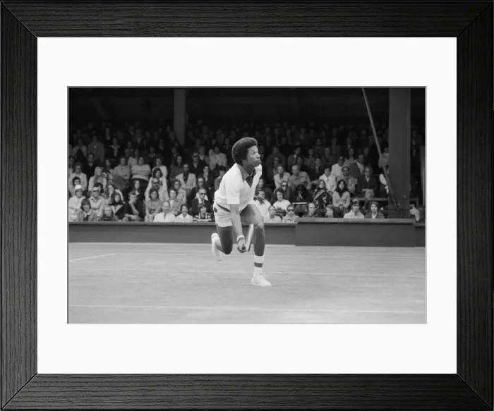 Framed Print : Arthur Robert Ashe, Jr. (July 10, 1943 - February 6, 1993) was an American World No Framed Print : Arthur Robert Ashe, Jr. (July 10, 1943 - February 6, 1993) was an American World No