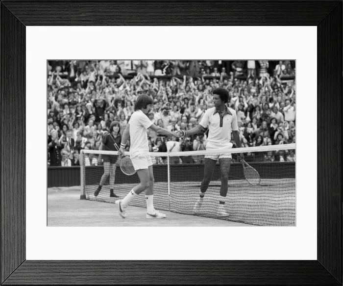 Framed Print : Arthur Robert Ashe, Jr. (July 10, 1943 - February 6, 1993) was an American World No Framed Print : Arthur Robert Ashe, Jr. (July 10, 1943 - February 6, 1993) was an American World No