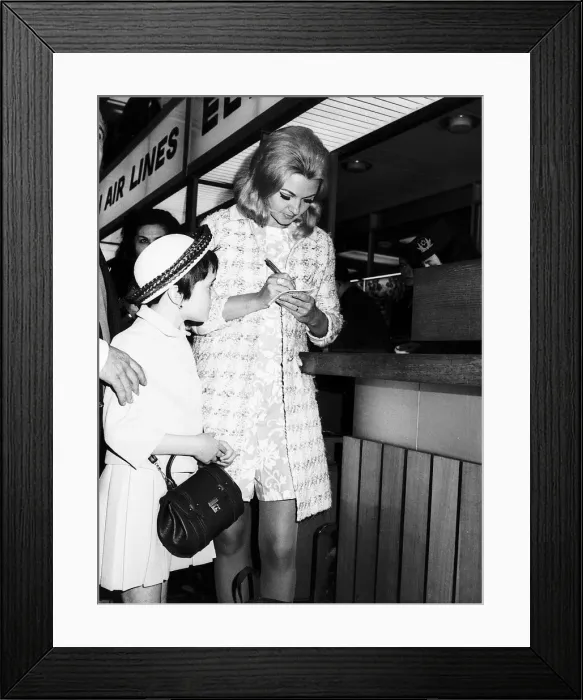 Framed Print : Mandy Rice-Davies Former Model involved in a Sex Scandal with MP John Profumo leaving Framed Print : Mandy Rice-Davies Former Model involved in a Sex Scandal with MP John Profumo leaving