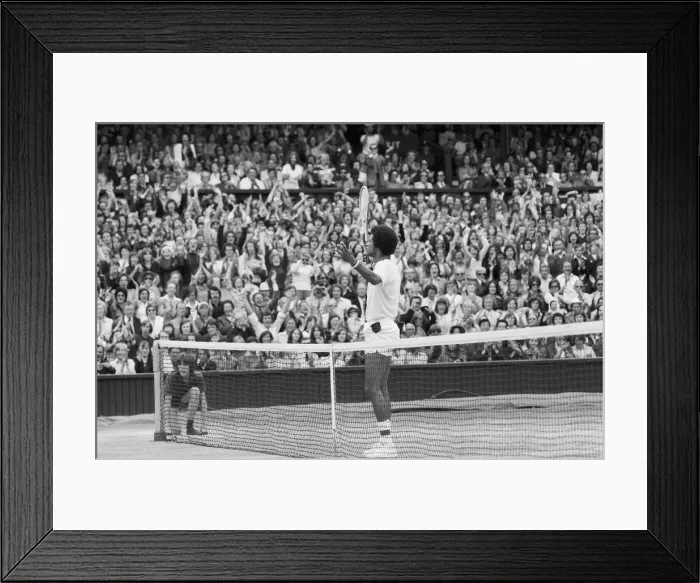 Framed Print : Arthur Robert Ashe, Jr. (July 10, 1943 - February 6, 1993) was an American World No Framed Print : Arthur Robert Ashe, Jr. (July 10, 1943 - February 6, 1993) was an American World No