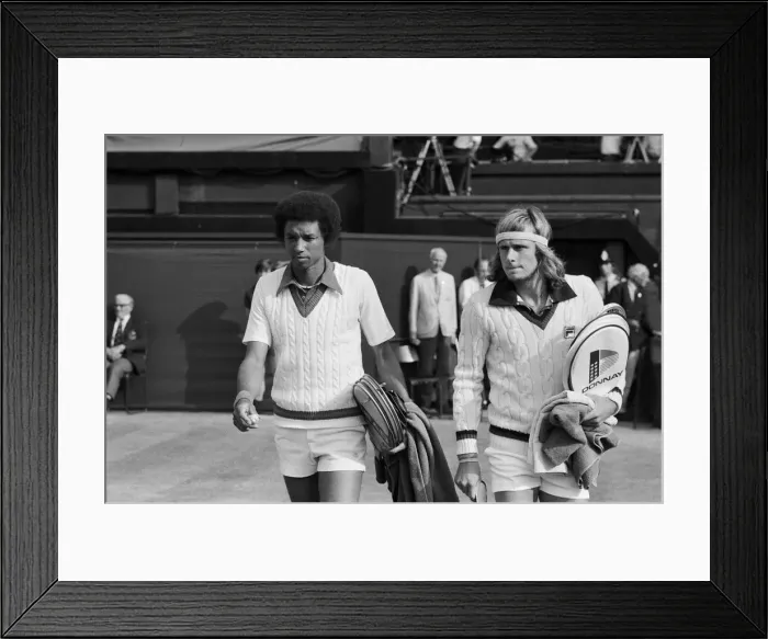 Framed Print : Arthur Robert Ashe, Jr. (July 10, 1943 - February 6, 1993) was an American World No Framed Print : Arthur Robert Ashe, Jr. (July 10, 1943 - February 6, 1993) was an American World No